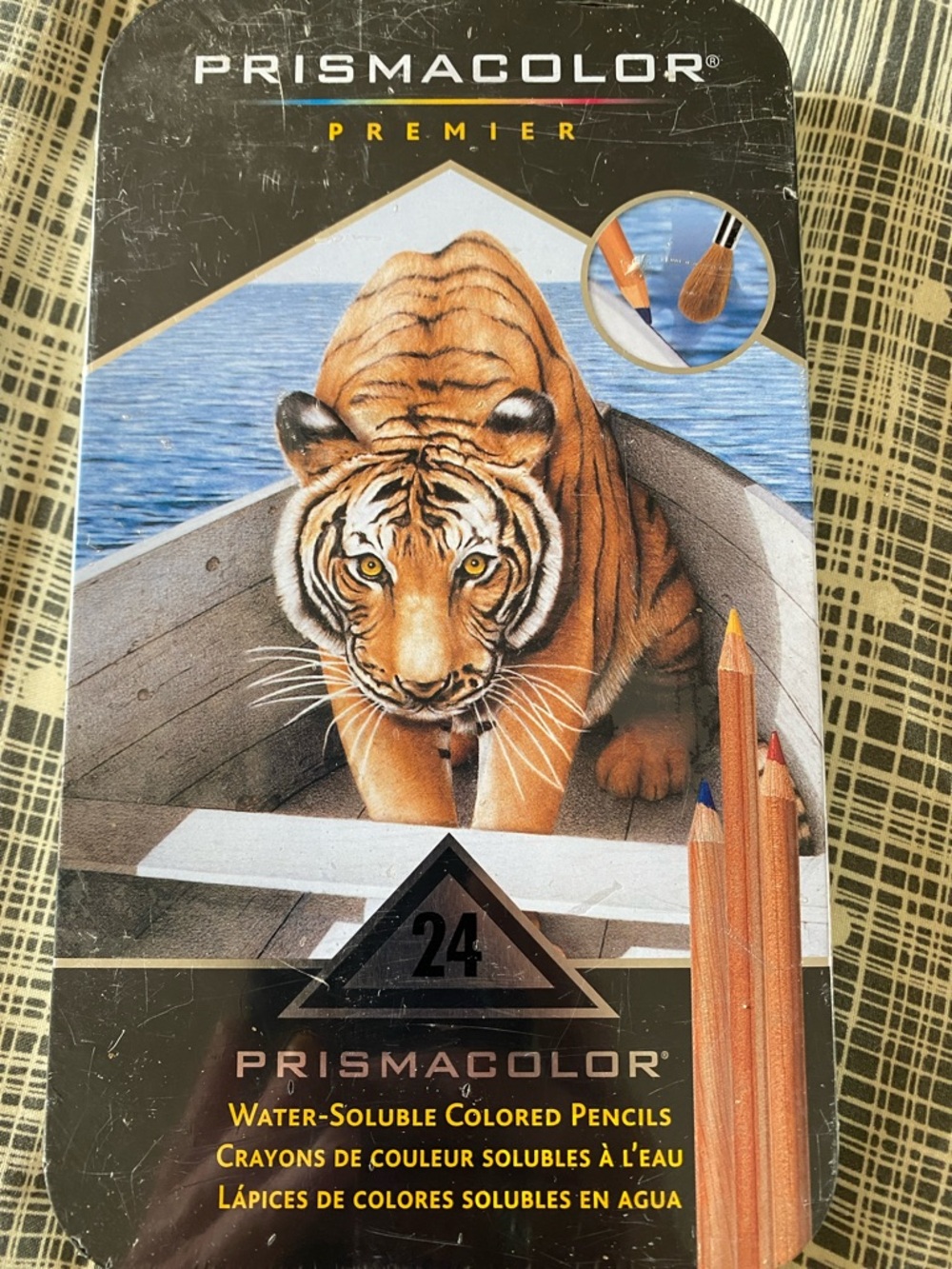 Prismacolor Premier 24 Water-Soluble Colored Pencils - Tiger Artwork
